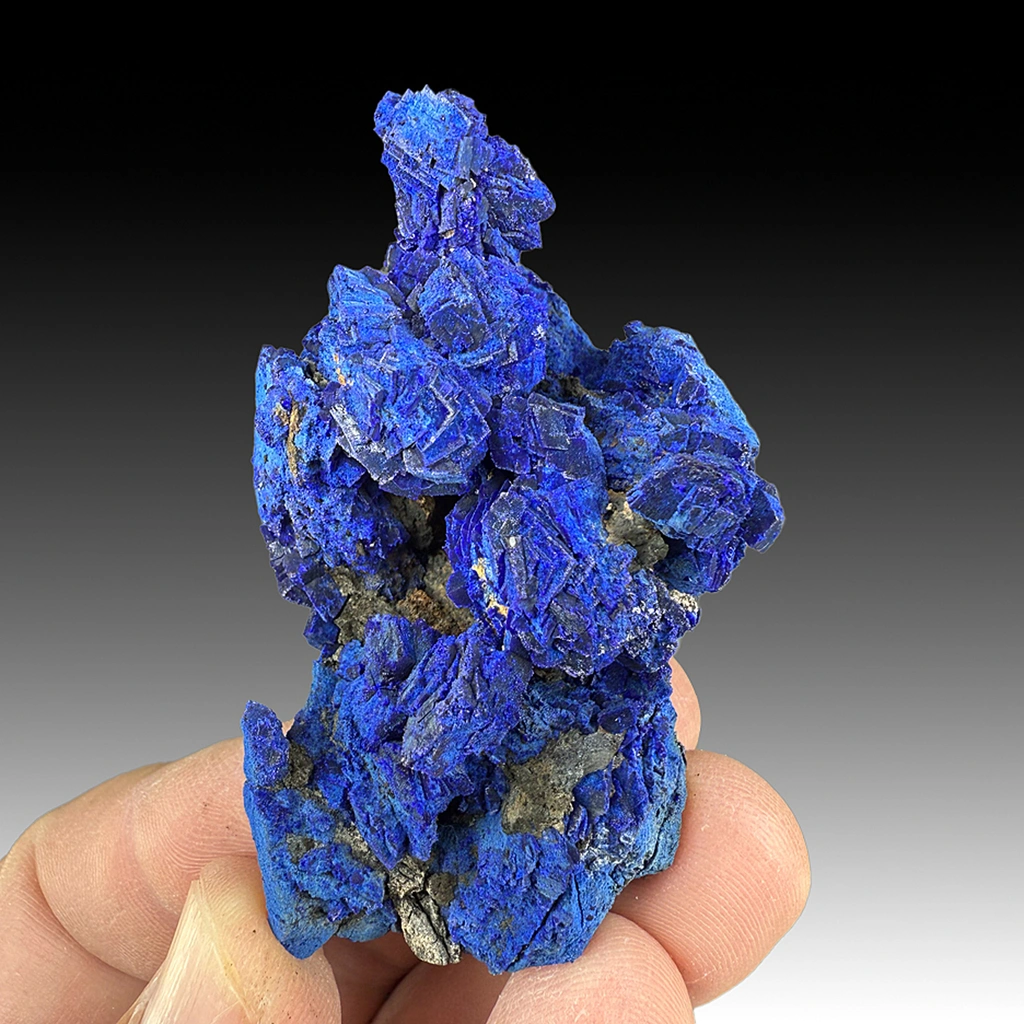 Azurite from Morenci Mine, Morenci, Arizona, USA - image 1