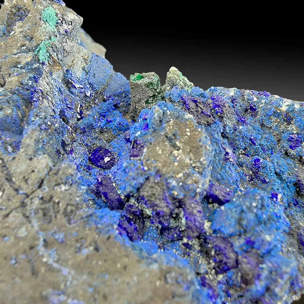Azurite from Morenci Mine, Morenci, Arizona, USA - image 2