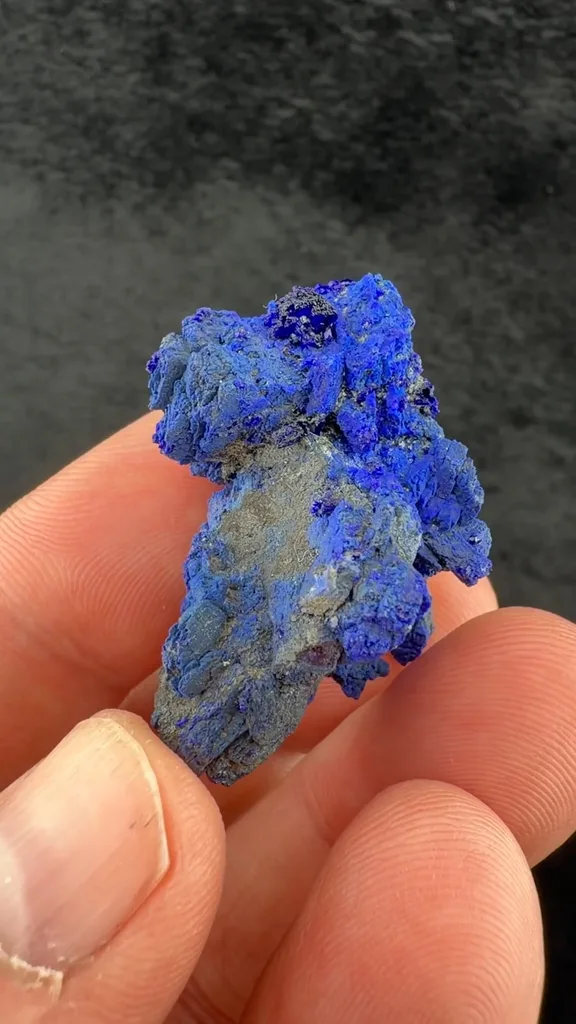 Blue Sedimentary Rocks Azurite from Morenci Mine, Morenci, Arizona, USA