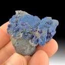 Azurite from Morenci Mine, Morenci, Arizona, USA - image 1