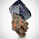 Azurite from Morocco, Drâa-Tafilalet Region, Bou Azzer Mine - image 2