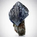 Azurite from Morocco, Drâa-Tafilalet Region, Bou Azzer Mine - image 1