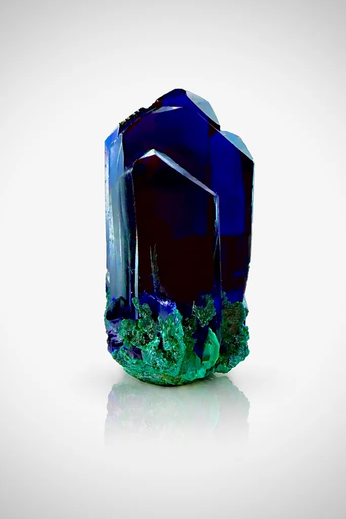 Azurite from Morocco, Morocco, Taroudant prov, Tazalaght copper mine. image