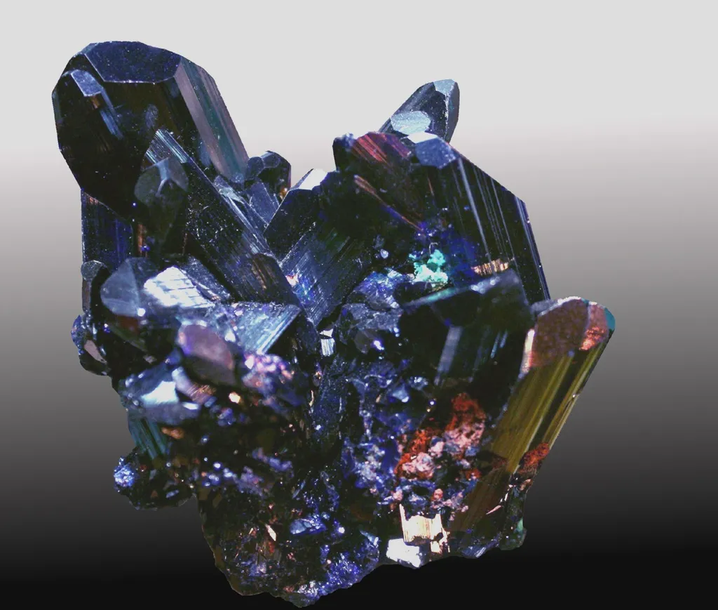 Azurite from Morocco, Oriental Region, Bou Beker