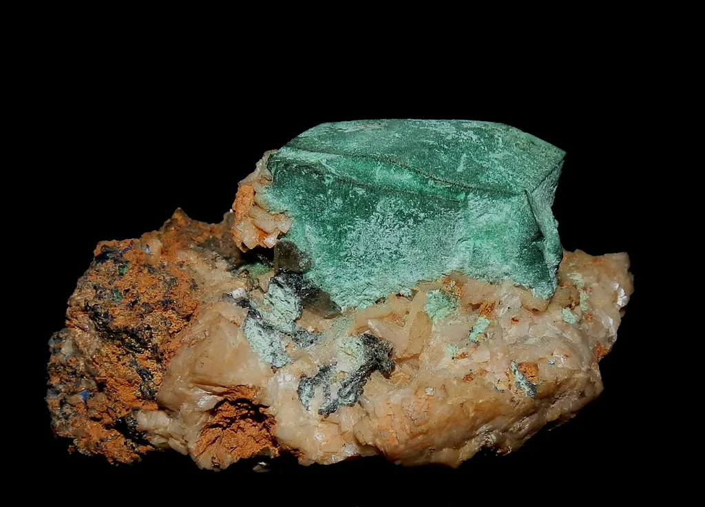 Azurite from Morocco, Oriental Region, Touissit