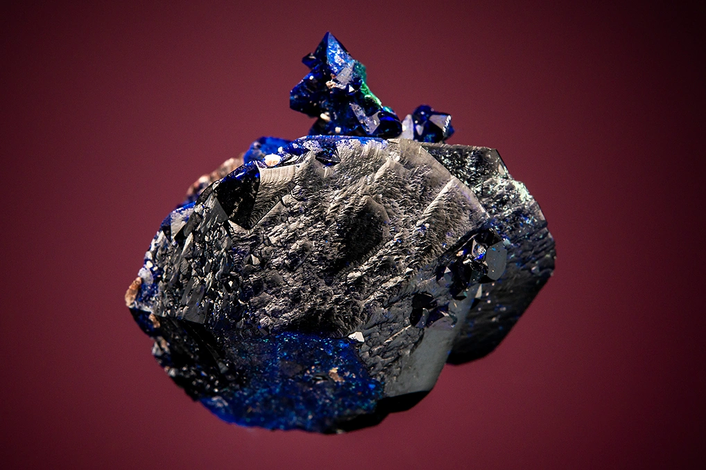 Azurite from New Cornelia Mine, Ajo, Arizona, USA image