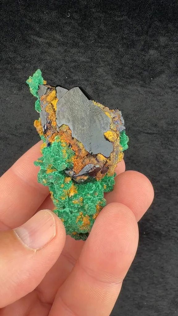 Azurite from Oumjrane, Tinghir Province, Drâa-Tafilalet Region, Morocco - image 2