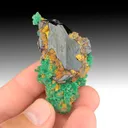 Azurite from Oumjrane, Tinghir Province, Drâa-Tafilalet Region, Morocco - image 1