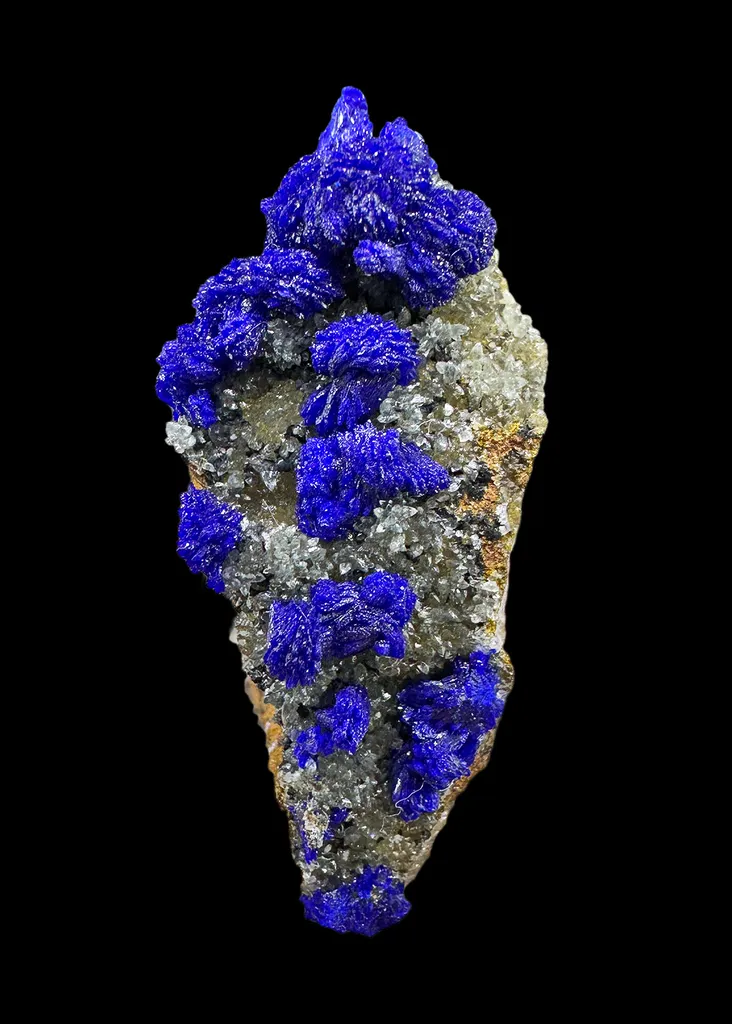 Azurite from Republic of the Congo, Bouenza Department, Mfouati District, Mfouati, Yanga Koubenza qu image