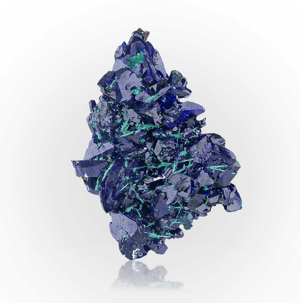 Azurite from Santa Cruz Mine, Sonora, Mexico image