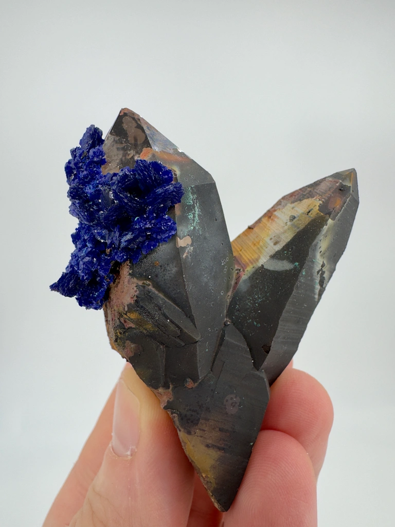 Azurite from Tazalaght copper mine., Morocco image