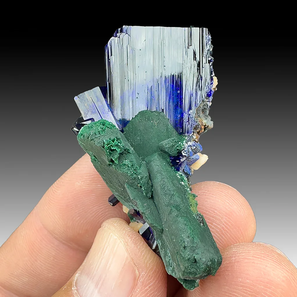 Azurite from Touissit, Oriental Region, Morocco image