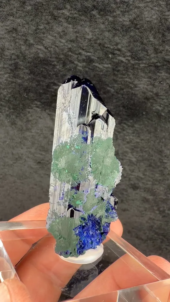 Azurite from Touissit, Oriental Region, Morocco - image 2