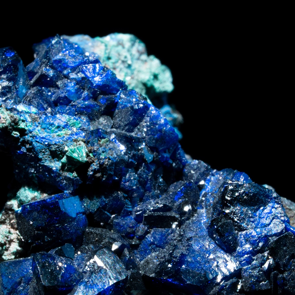 Azurite from Touissit, Oriental Region, Morocco - image 6