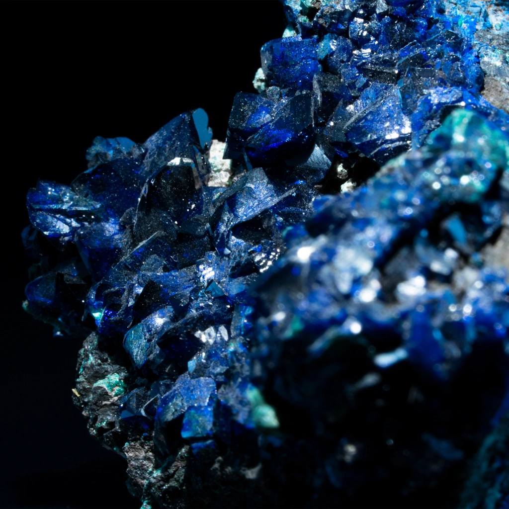 Azurite from Touissit, Oriental Region, Morocco - image 5