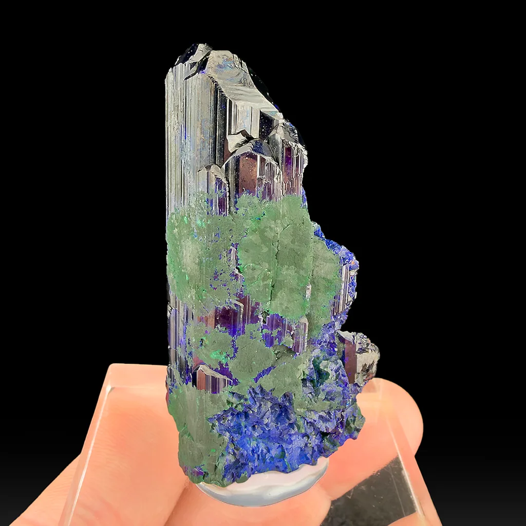 Azurite from Touissit, Oriental Region, Morocco image