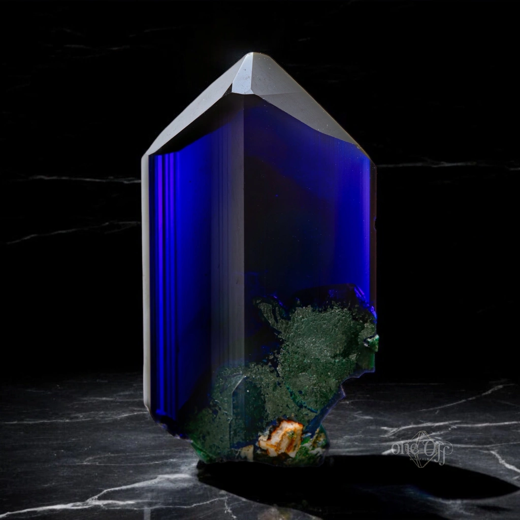 Azurite from Touissit, Oriental Region, Morocco - image 3