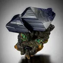 Azurite from Touissit, Oriental Region, Morocco - image 2