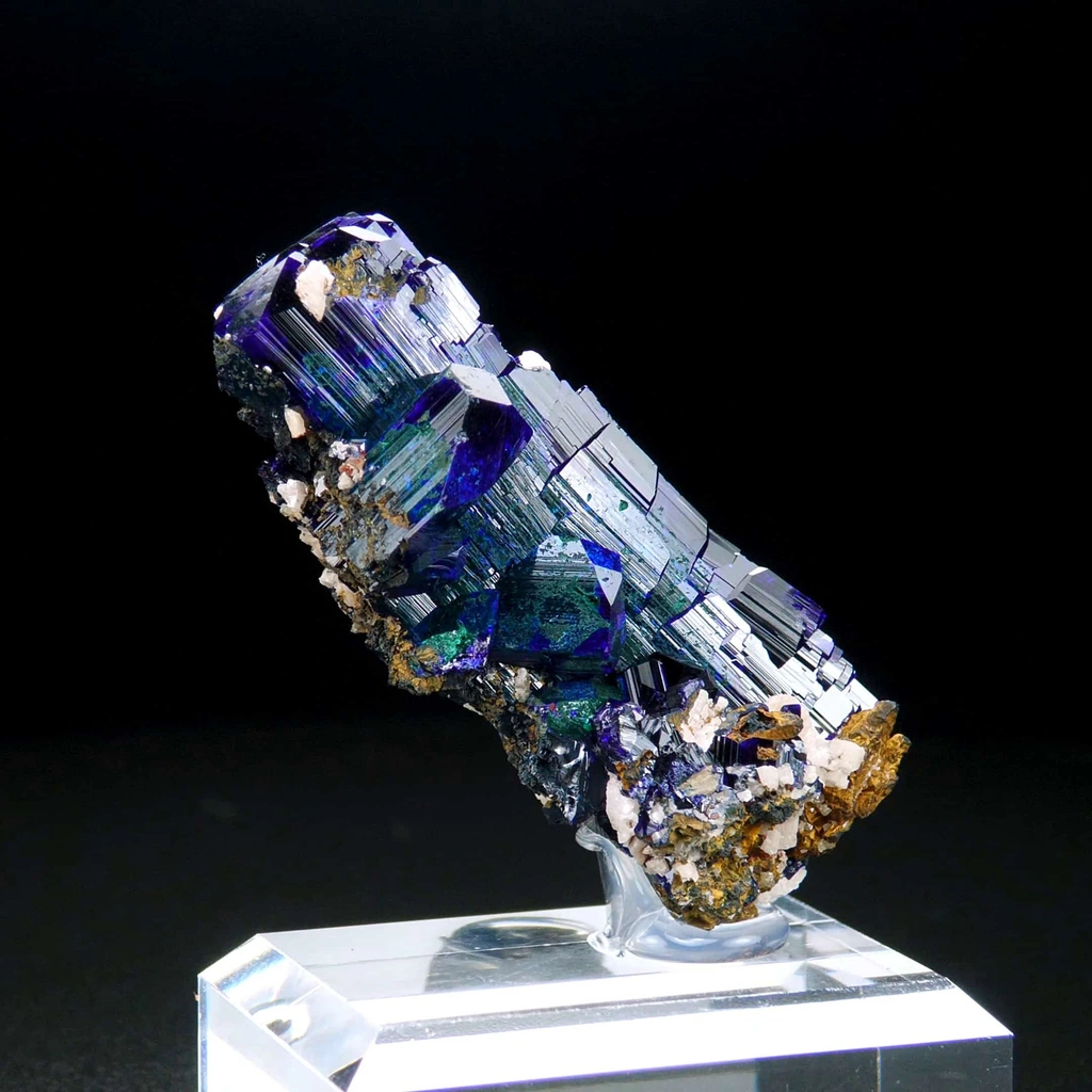 Azurite from Touissit, Oriental Region, Morocco image