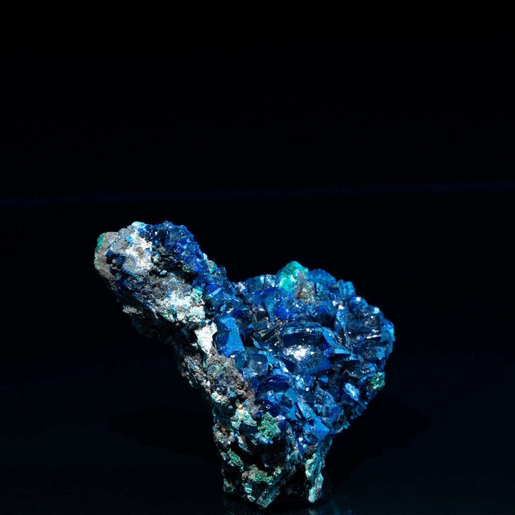 Azurite from Touissit, Oriental Region, Morocco - image 4