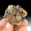 Azurite from Touissit, Oriental Region, Morocco - image 1