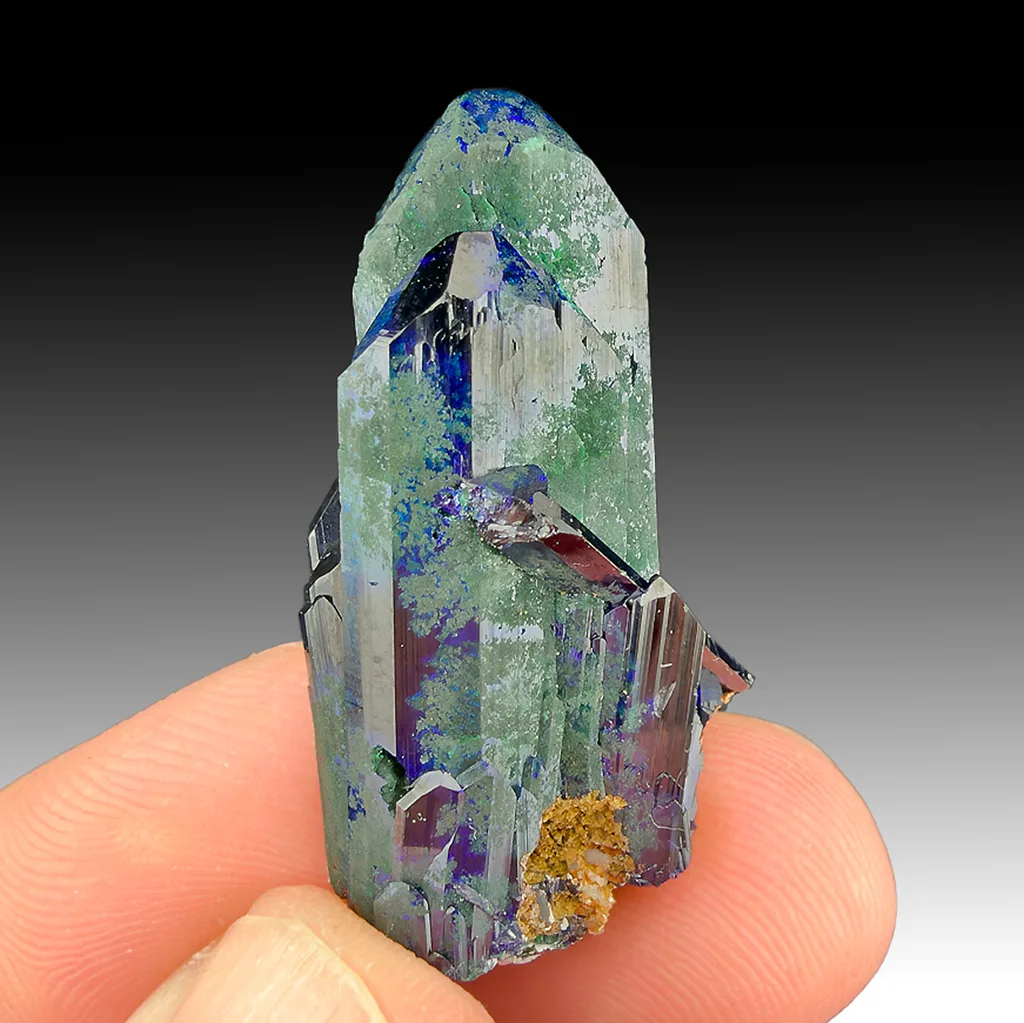 Azurite from Touissit, Oriental Region, Morocco image