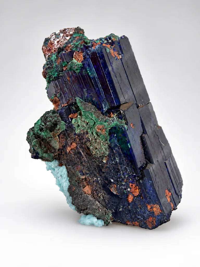 Azurite from Tsumeb Mine, Tsumeb, Oshikoto Region, Namibia image