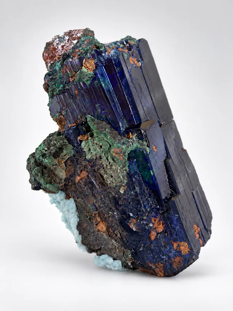 Azurite from Tsumeb Mine, Tsumeb, Oshikoto Region, Namibia - image 2