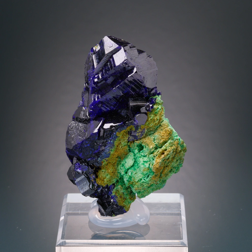 Azurite from Tsumeb, Oshikoto Region, Namibia image