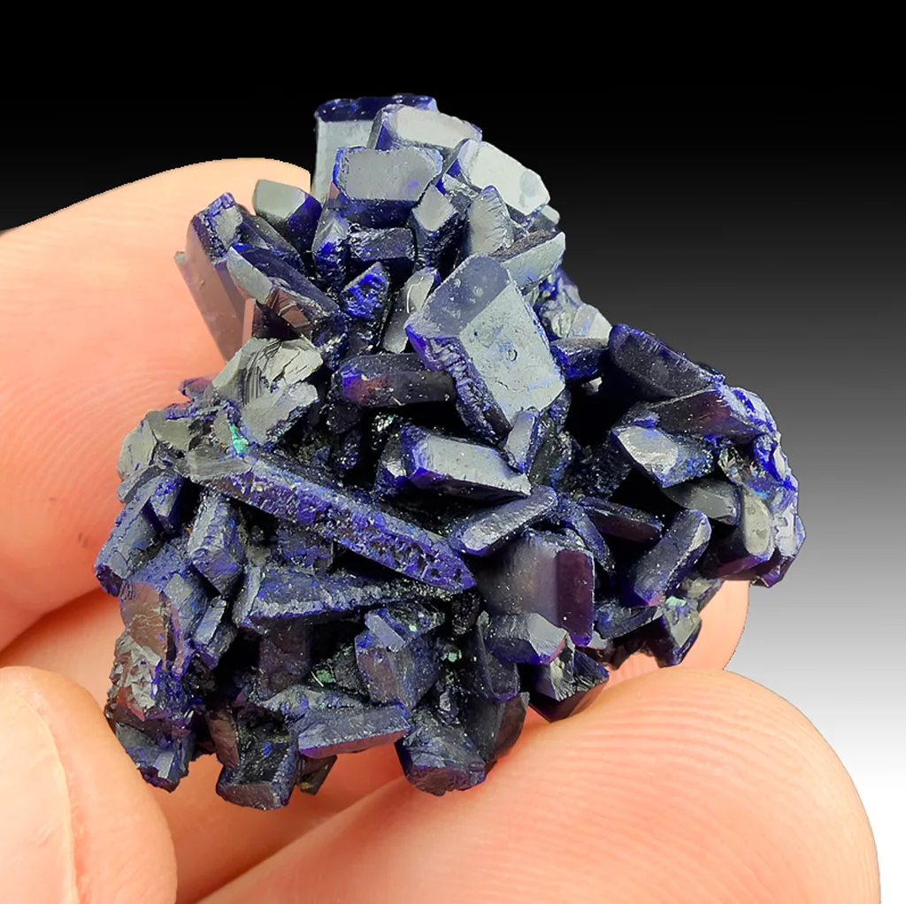 Azurite from Tsumeb, Oshikoto Region, Namibia image