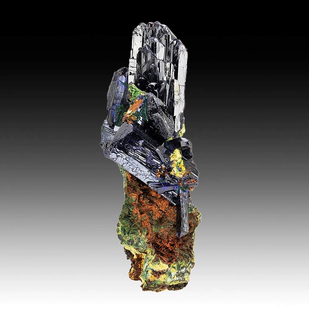 Azurite from Tsumeb, Oshikoto Region, Namibia image