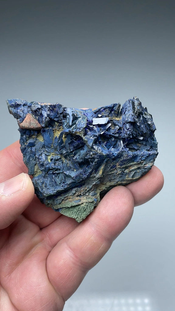 Azurite from Tsumeb, Oshikoto Region, Namibia - image 2