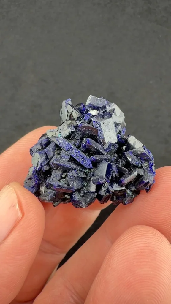 Azurite from Tsumeb, Oshikoto Region, Namibia - image 2