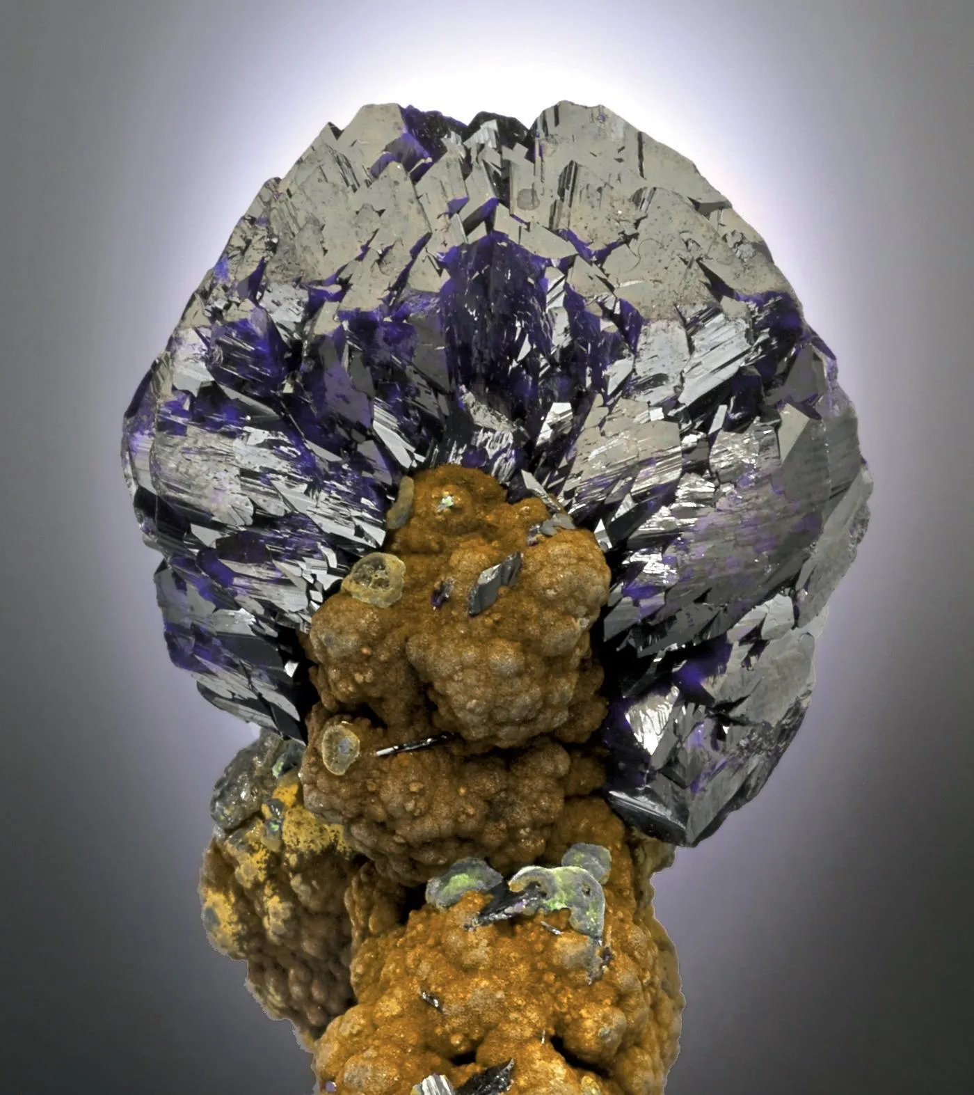 Azurite, Goethite - image 1