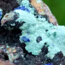 Azurite Hematite Malachite 252 grams - Le Moulinal Mine, Rayssac, Castres, Tarn, Occitanie, France - image 4