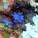 Azurite Hematite Malachite 252 grams - Le Moulinal Mine, Rayssac, Castres, Tarn, Occitanie, France - image 2