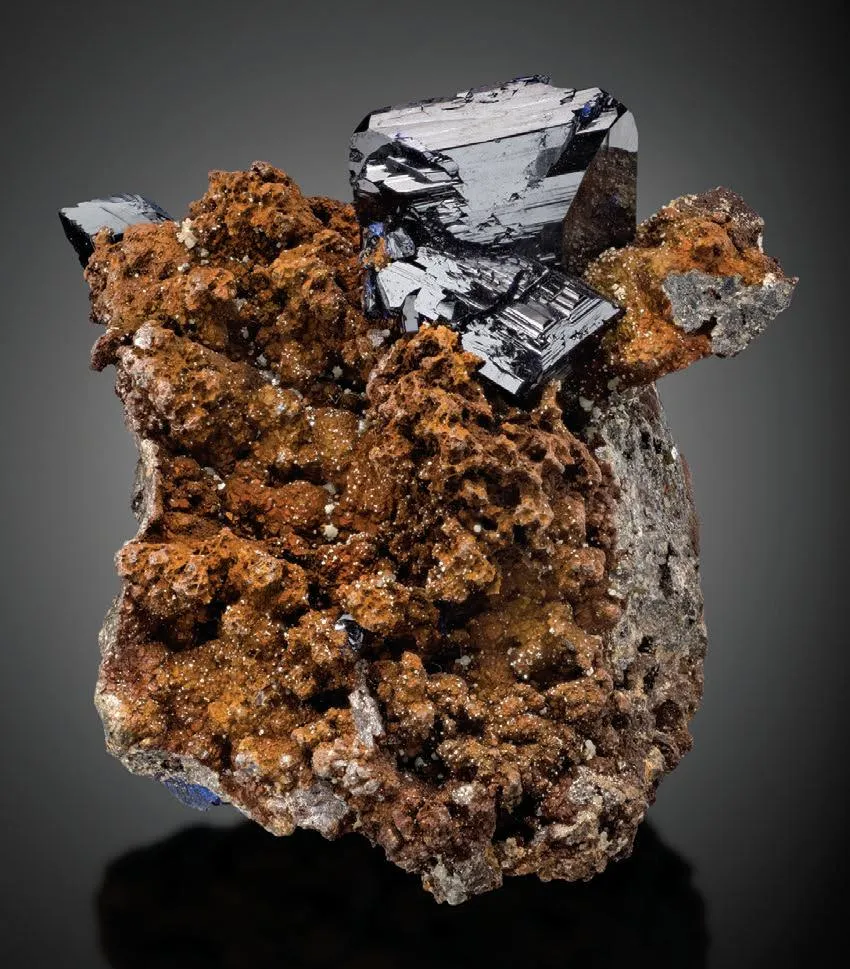 Azurite, Iodargyrite image