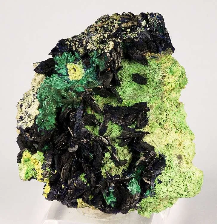 Azurite, Malachite, Bayldonite - image 1