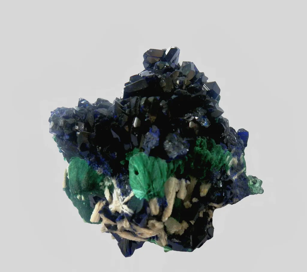 Azurite / Malachite / Cérusite- Puits XI, Touissit image