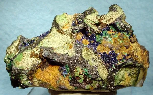 Azurite, Malachite, Chalcocite image