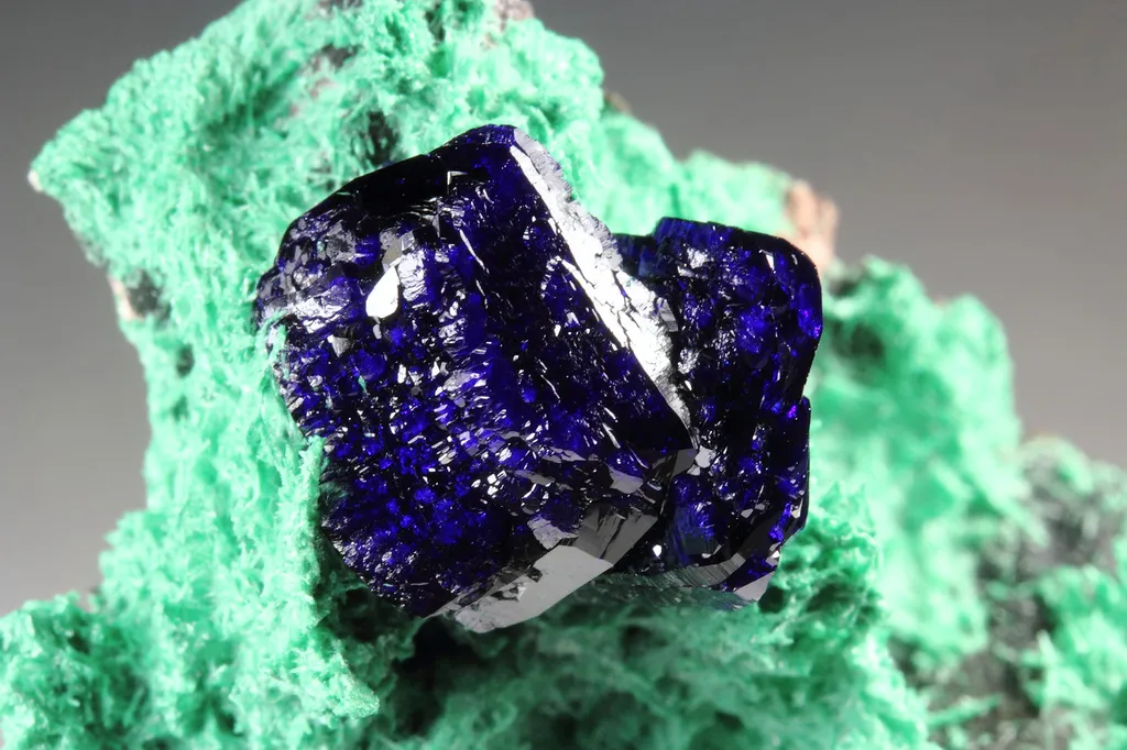 AZURITE, MALACHITE from Mexico, Sonora, Milpillas, Milpillas Mine - image 5