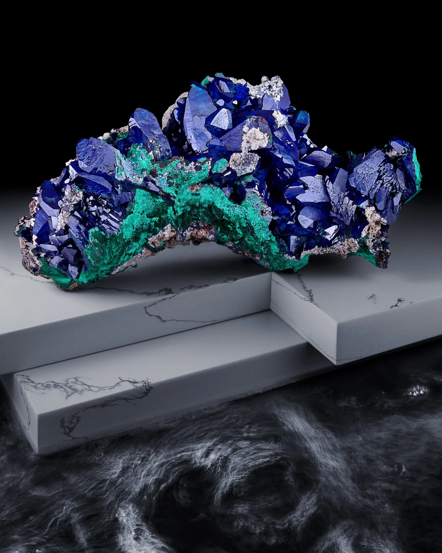 Azurite, Malachite from Mexico, Sonora, Santa Cruz Municipality, Milpillas - image 1