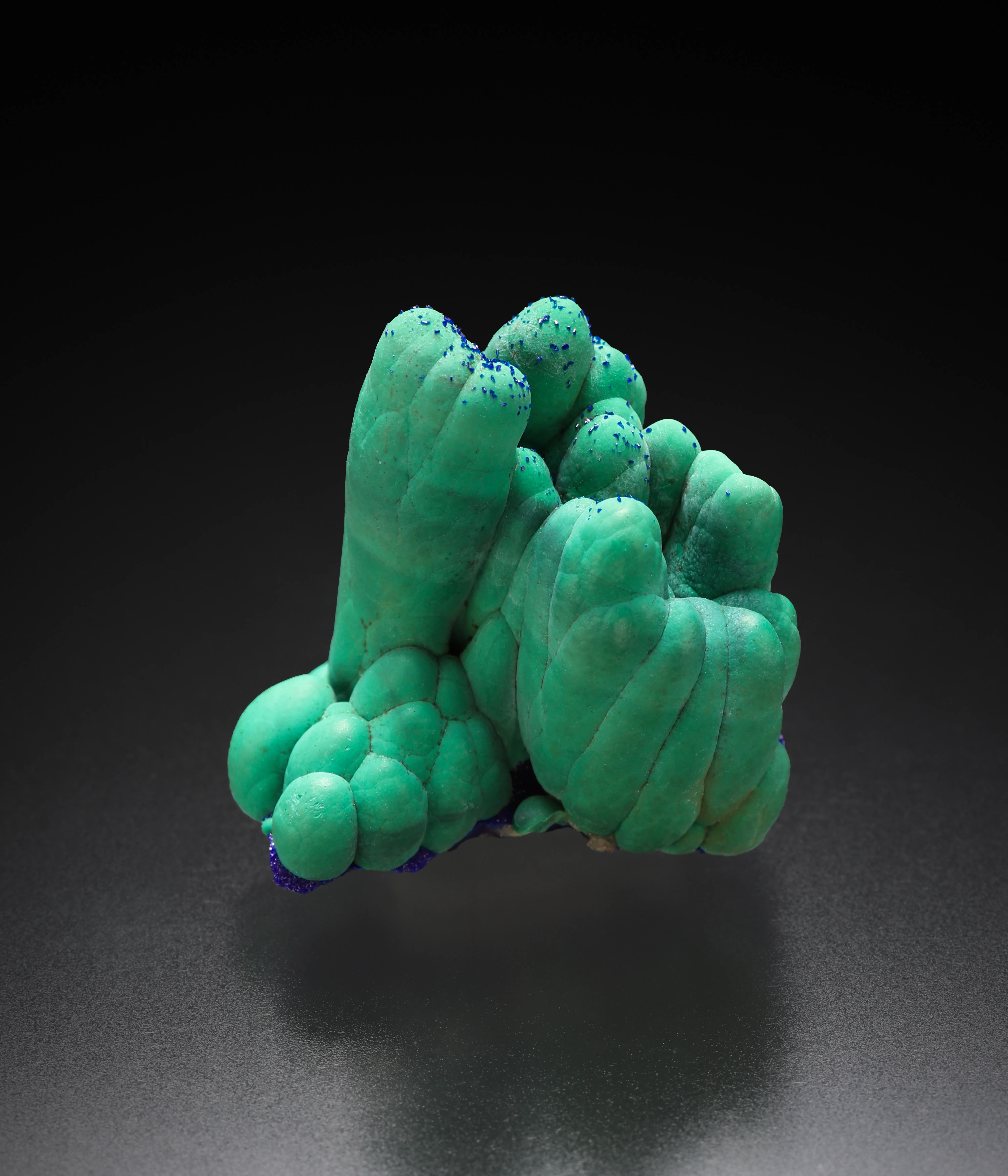 Azurite, Malachite from USA, Arizona, Greenlee County, Morenci, Morenci Mine - image 1