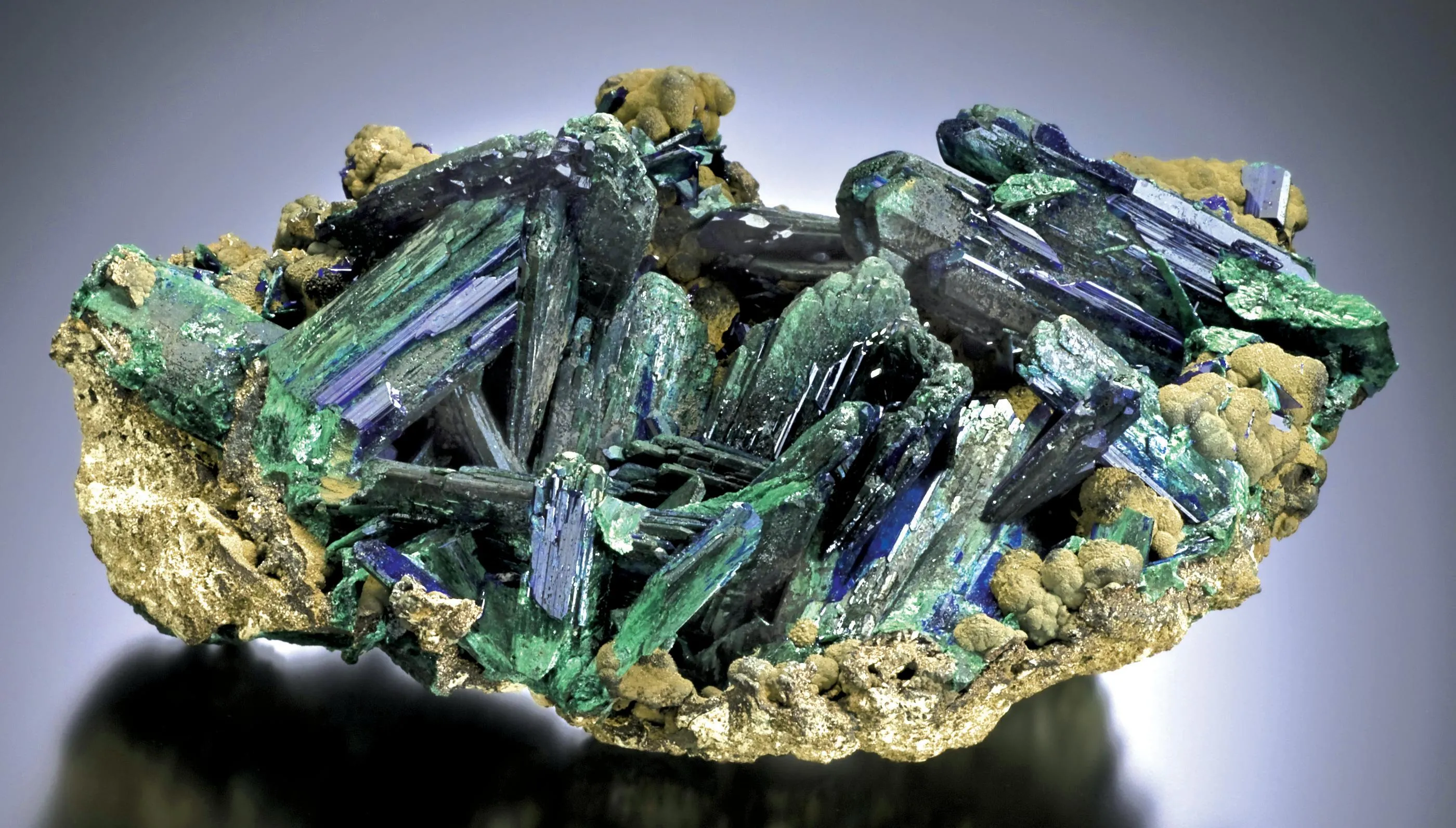 Azurite, Malachite, Goethite - image 1