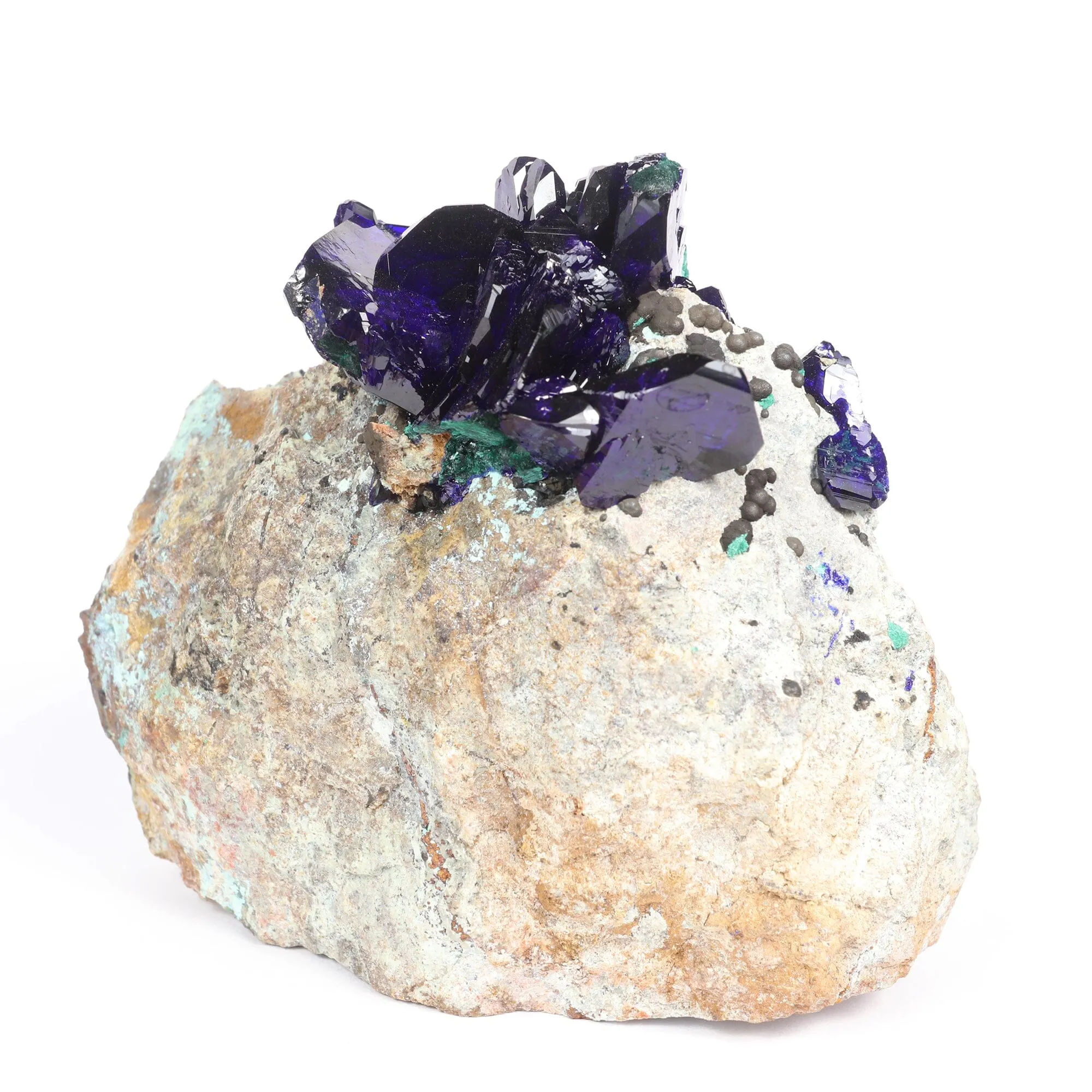 Azurite-Malachite Natural Mineral Specimen - image 3