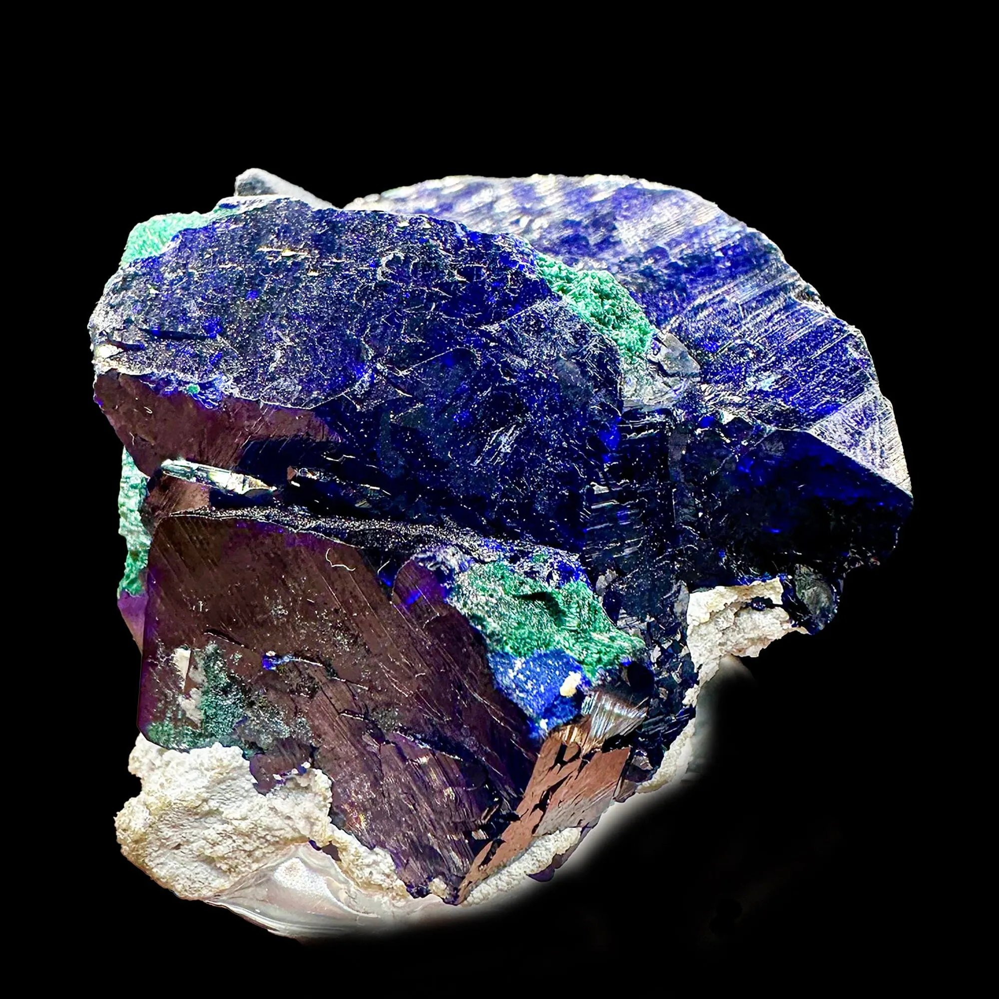 Azurite-malachite Natural Mineral Specimen - image 4
