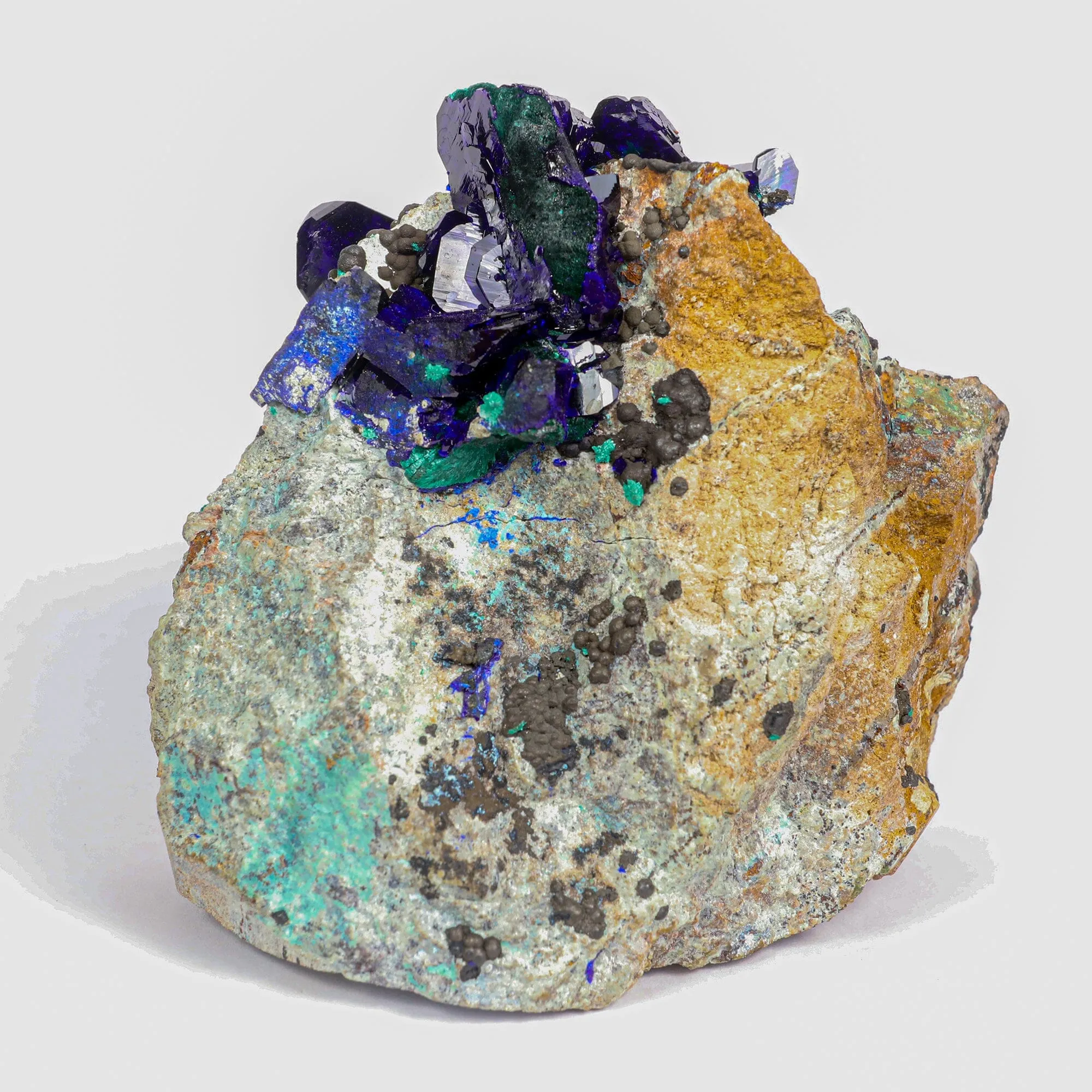 Azurite-Malachite Natural Mineral Specimen - image 4