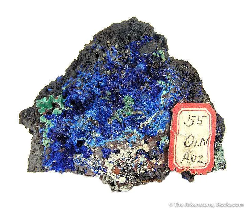 Azurite, Malachite, Olivenite image