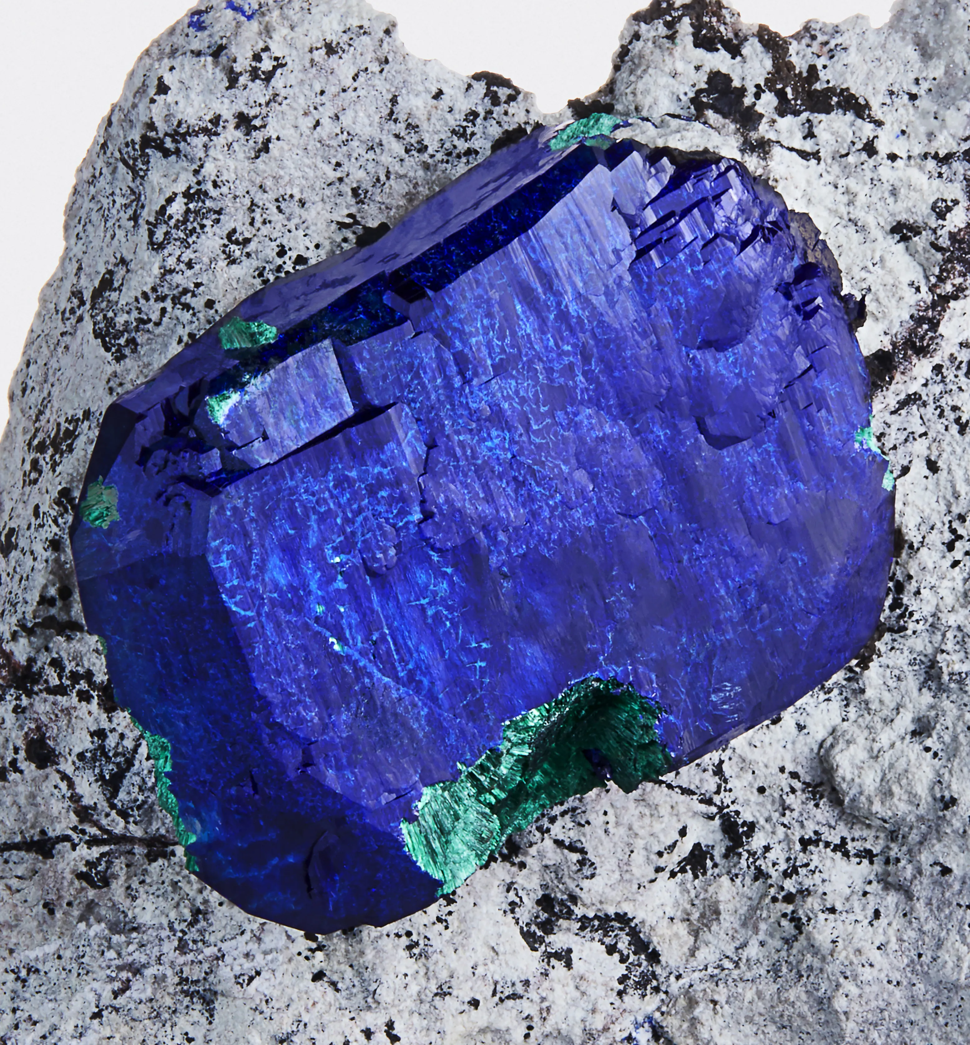 Azurite, Milpillas Mine, Cuitaca, Santa Cruz Municipality, Sonora, Mexico - image 4