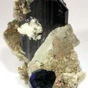Azurite on Anglesite - image 1